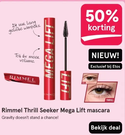 Aanbieding: Thrill Seeker Mega Lift mascara