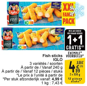 Offre: Fish sticks