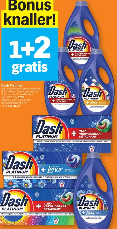 Promotie: Dash Platinum