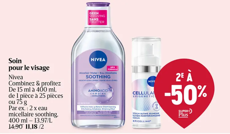 Offre: Soin pour le visage