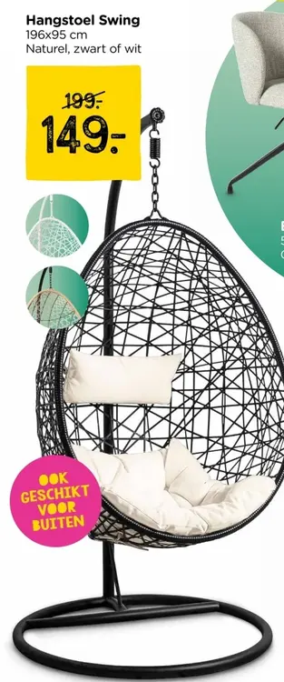 Aanbieding: Hangstoel Swing