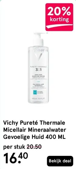 Aanbieding: Pureté Thermale Micellair Mineraalwater Gevoelige Huid