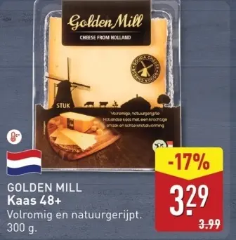 Aanbieding: GOLDEN MILL Kaas 48+