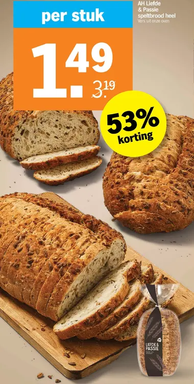 Aanbieding: Speltbrood heel