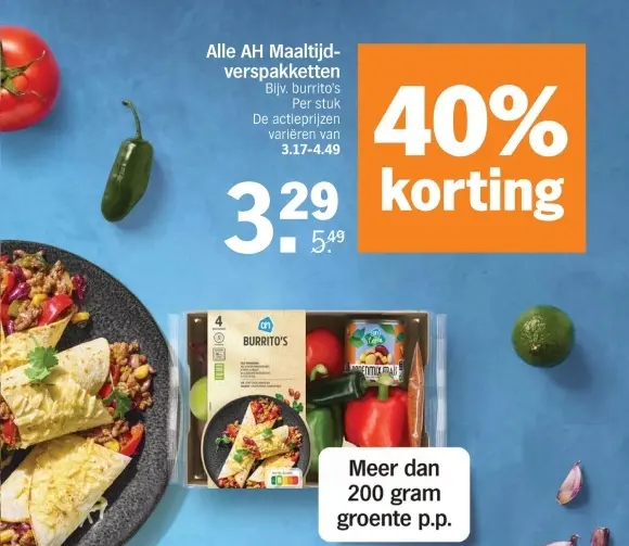 Aanbieding: AH Maaltijd-verspakketten