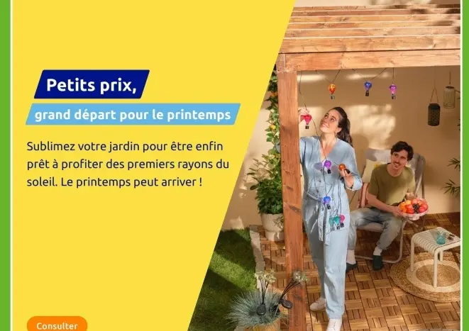 Offre: Petits prix, grand départ pour le printemps