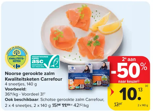 Promotie: Noorse gerookte zalm