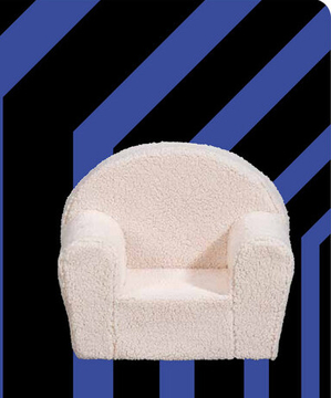 Offre: Fauteuil d'enfant Louise - teddy - écru