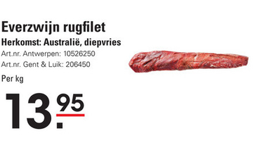 Aanbieding: Everzwijn rugfilet