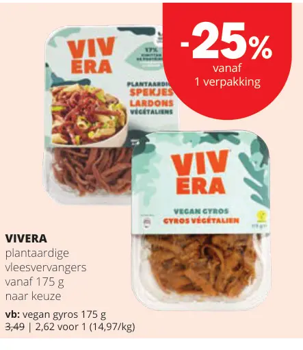 Promotie: Plantaardige vleesvervangers