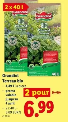 Offre: Terreau bio