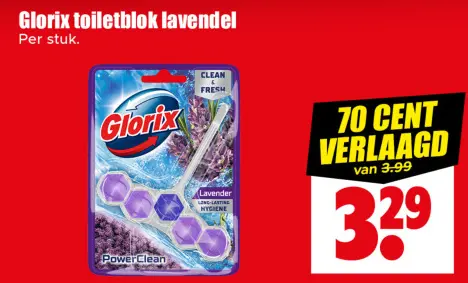 Aanbieding: toiletblok lavendel
