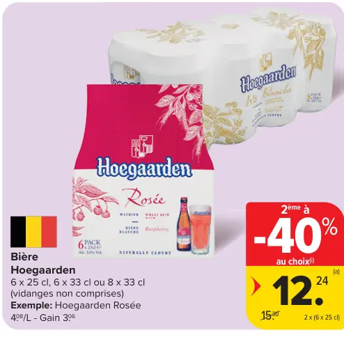 Offre: Bière Hoegaarden