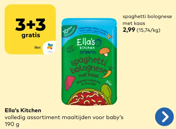 Promotie: Spaghetti bolognese met kaas