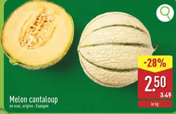 Offre: Melon cantaloup