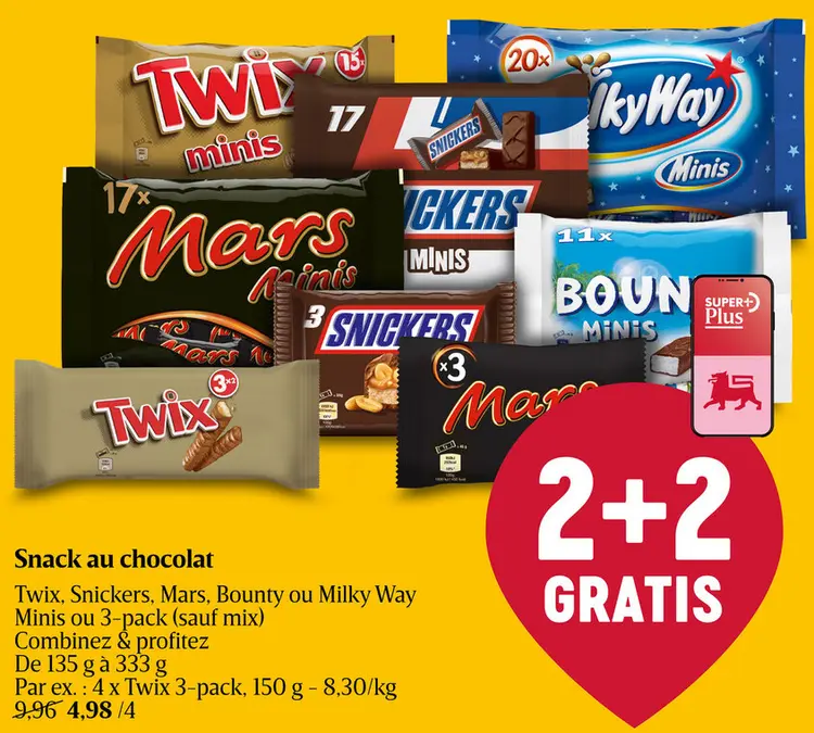 Offre: Snack au chocolat