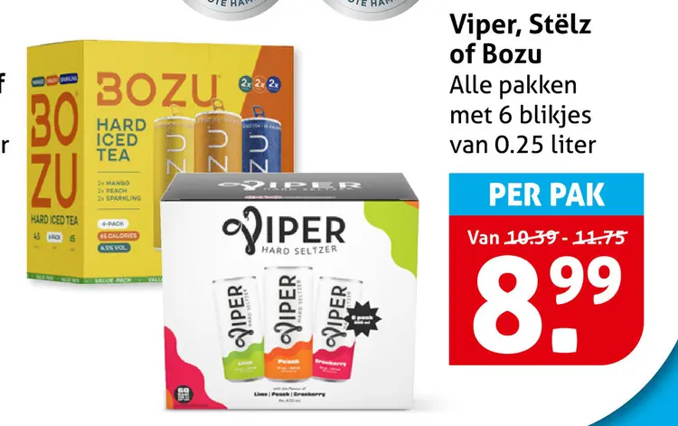 Aanbieding: Viper, Stëlz of Bozu