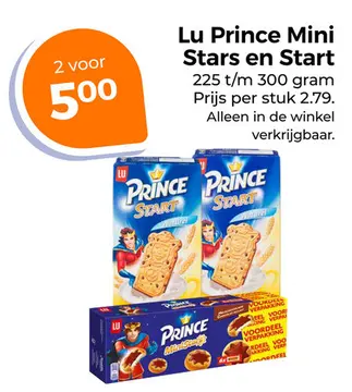 Aanbieding: Lu Prince Mini Stars en Start