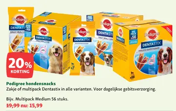 Aanbieding: Pedigree hondensnacks