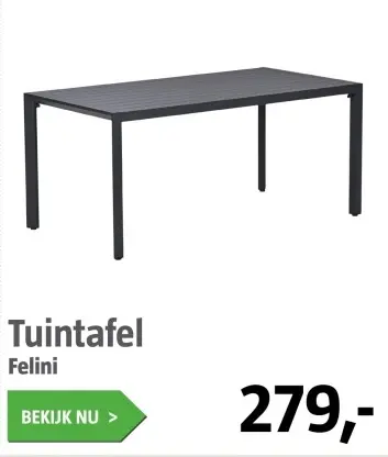 Aanbieding: Tuintafel