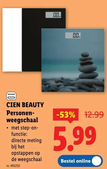 Promotie: Personenweegschaal