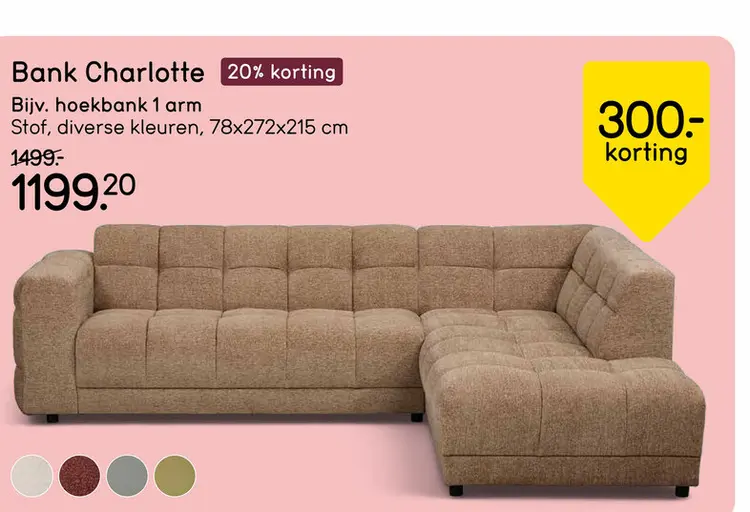 Aanbieding: Bank Charlotte