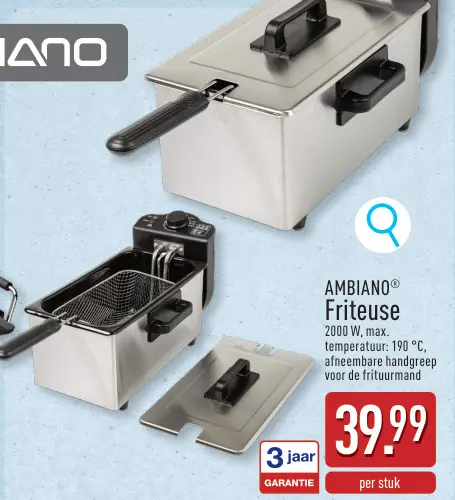 Promotie: Friteuse