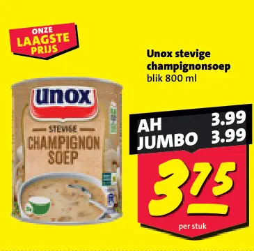Aanbieding: Unox stevige champignonsoep