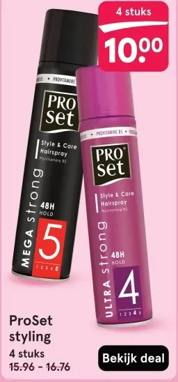 Aanbieding: ProSet styling