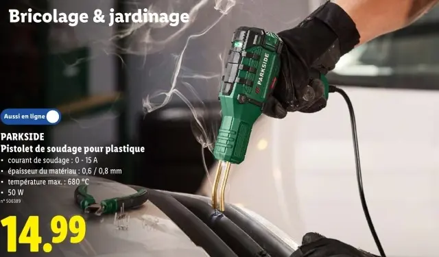 Offre: Pistolet de soudage pour plastique