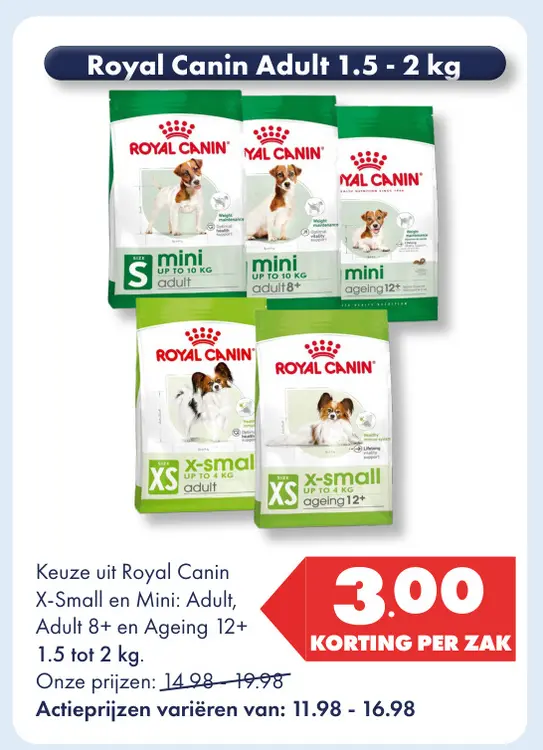 Aanbieding: Royal Canin Adult