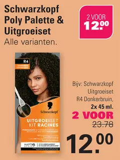 Aanbieding: Schwarzkopf Poly Palette & Uitgroeiset