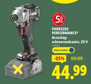 Promotie: Accuslagschroevendraaier