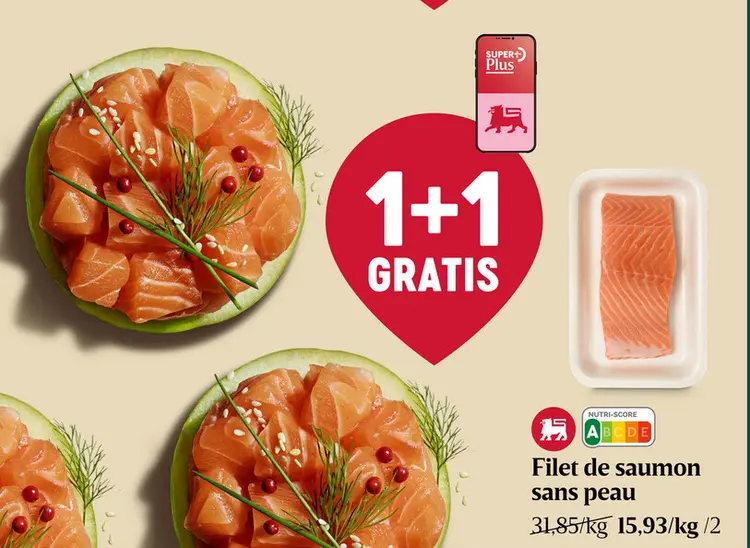 Offre: Filet de Saumon sans peau