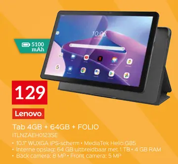 Aanbieding: Tab 4GB + 64GB + FOLIO