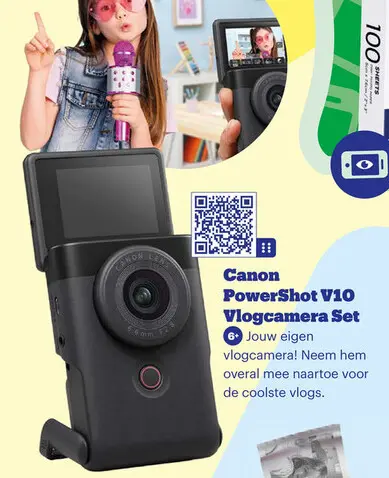Aanbieding: PowerShot V10 Vlogcamera Set