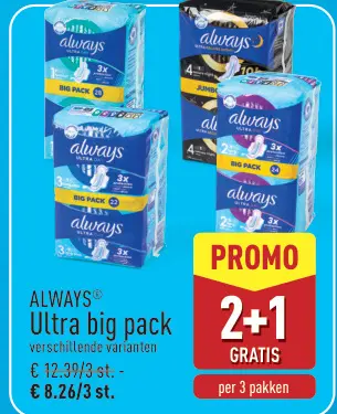 Promotie: Ultra big pack