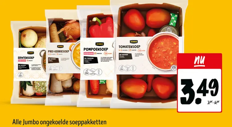 Aanbieding: Jumbo ongekoelde soeppakketten