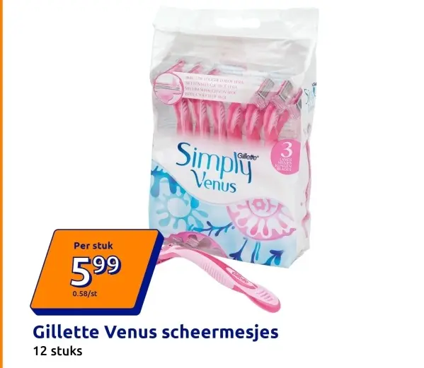 Aanbieding: Venus scheermesjes