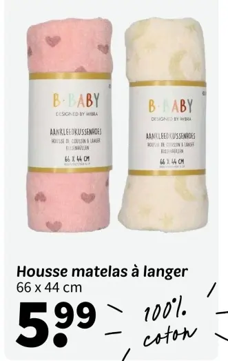 Offre: Housse matelas à langer