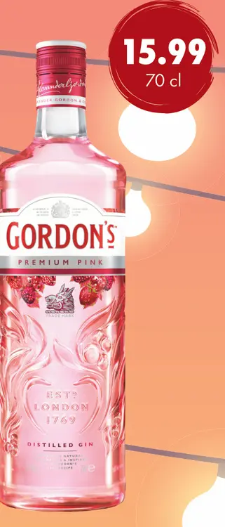 Aanbieding: Gordon's Premium Pink Distilled Gin
