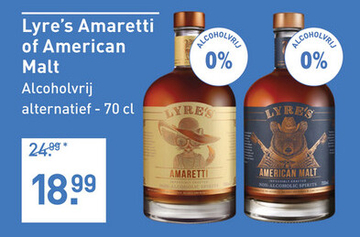 Aanbieding: Lyre's Amaretti of American Malt