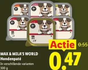 Aanbieding: MAX & MILA'S WORLD Hondenpaté
