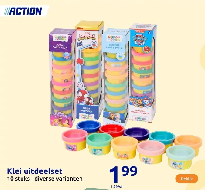 Aanbieding: Klei uitdeelset