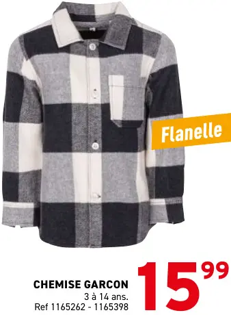 Offre: Chemise garcon
