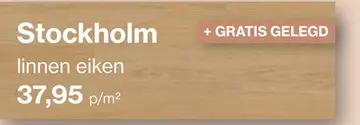 Aanbieding: Stockholm linnen eiken laminaat