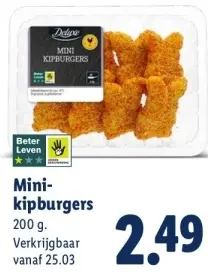 Aanbieding: Mini-kipburgers