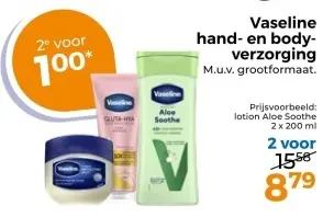 Aanbieding: Vaseline hand- en body-verzorging