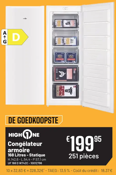 Offre: Congélateur armoire