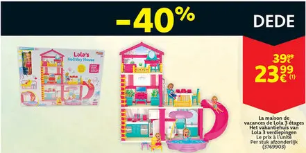 Offre: La maison de vacances de Lola 3 étages / Het vakantiehuis van Lola 3 verdiepingen